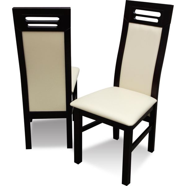 Design Di Lusso Imbottito Sedia Sedie Sedile Poltrona Ufficio Ufficio Sala Da Pranzo Legno K65 Nuovo-image