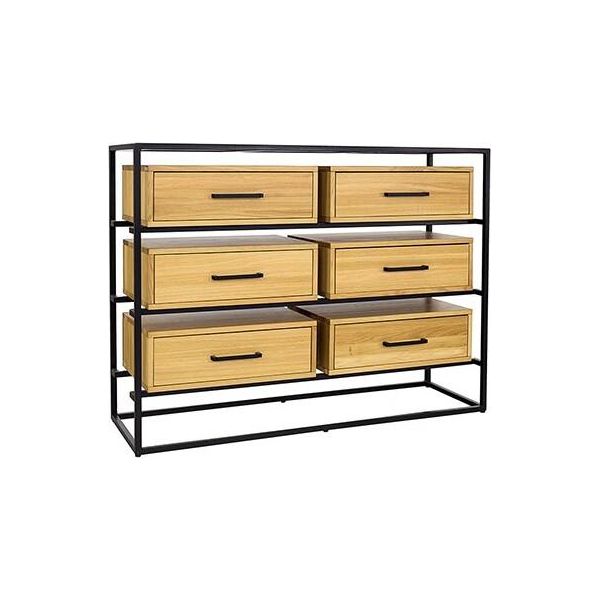 Cassettiera Di Design Armadi Cassettiere Scaffale Armadietto Scaffale In Vero Legno Lato Basso-image