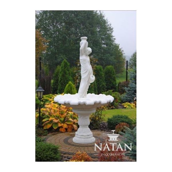 Fontana Ornamentale Fontana Figura 239Cm Fontana Decorazione Giardino Fontana Stagno-image