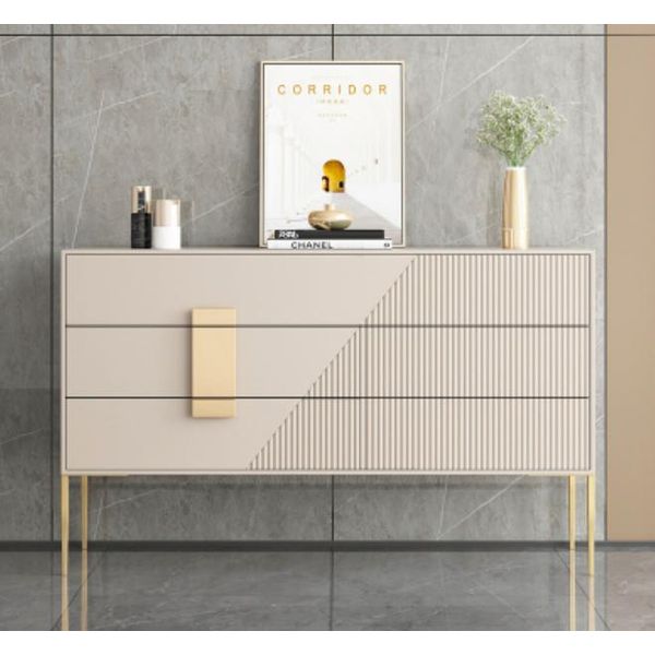 Cassettiera In Legno Grigio Sala Da Pranzo Design Lusso Mobili Moderni Nuovi-image