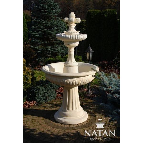 Fontana Da Giardino Fontana Da Laghetto 173Cm Fontana Di Pietra Fontana Da Giardino Fontaine Nuovo-image