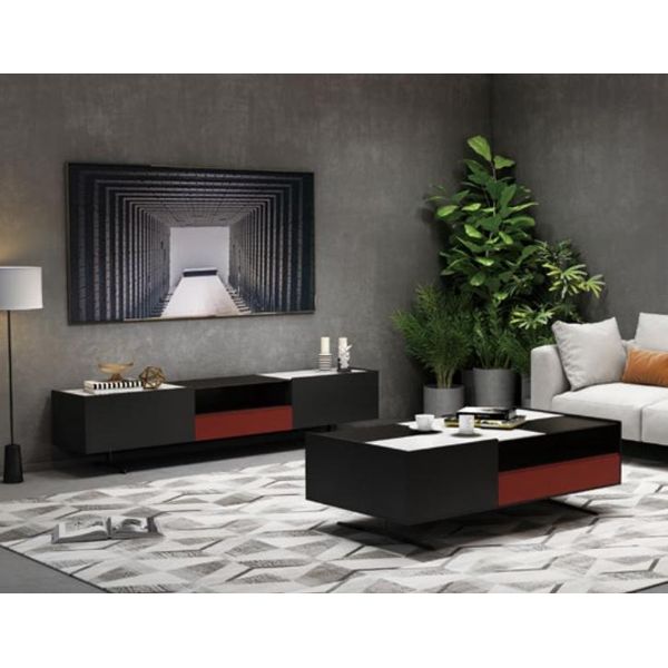 Mobile Da Soggiorno Credenza Rtv Cassettiera Mobile Tv Lavagna Mobile Tv Mobili Tv-image