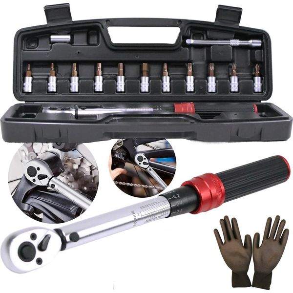 Set Di Chiavi Dinamometriche Mucola 1/4" 72 Denti 3-25Nm Testa A Cricchetto |±3% Di Precisione Di Errore"-image