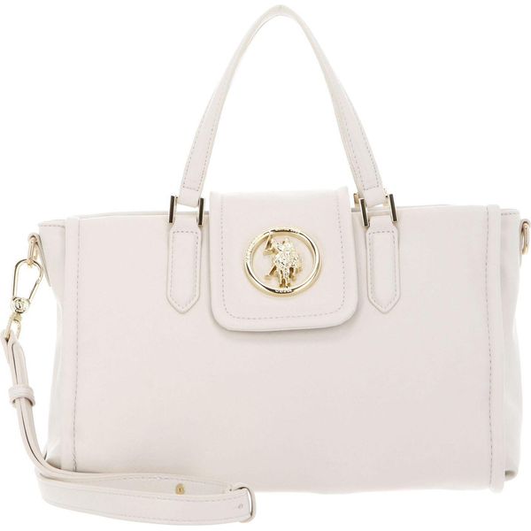 U.S. Polo Assn. Borsa A Tracolla Borsetta Jodhpur Double Handle Bag Ivory Avorio-image
