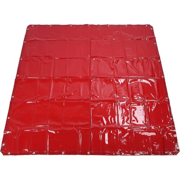 Saldatura Schermo 5.7X5.7Ft Rosso Fiamma Ritardante Acqua Prova Livello 6 Uv Protettivo Polietilene Saldatura Tenda Per Officina-image
