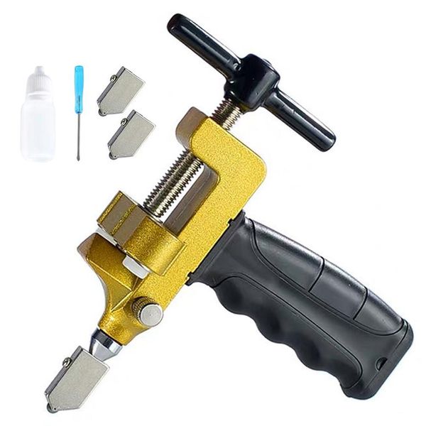 Tagliapiastrelle Manuale Portatile Per Piastrelle Di Vetro Tagliapiastrelle Manuale Di Ricambio Teste Di Taglio Per Piastrelle Di Ceramica Tagliapiastrelle Di Vetro Strumento Per Rompere Le Piastrelle Di Vetro-image