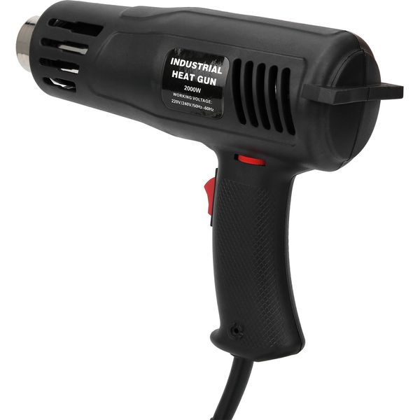 Pistola Ad Aria Calda Regolabile A Temperatura 2000W Con Ugelli Strumento Industriale-image