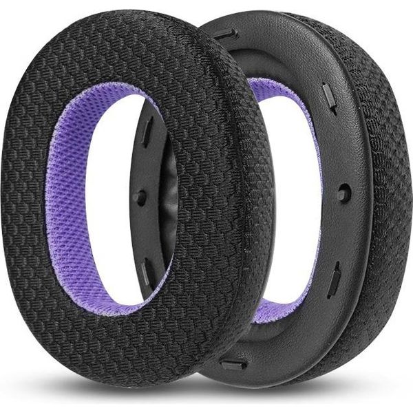 Inf Cuscinetti Auricolari Sostitutivi Per Cuffie Sony WH-1000XM2 - Nero/Viola Mesh-image