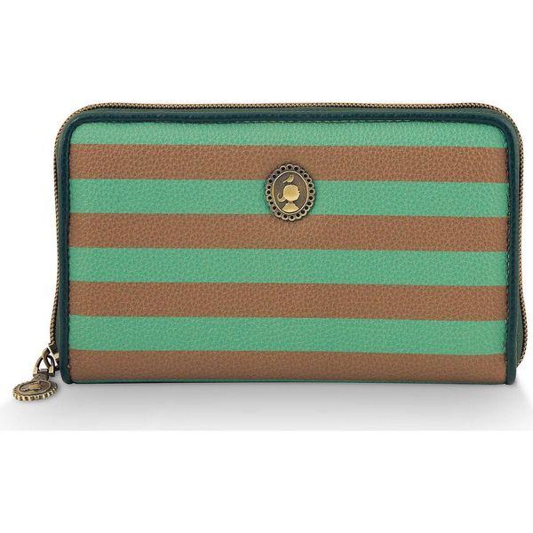 Pip Studio Portafoglio Willow Wallet Stripe Green Multicolore-image