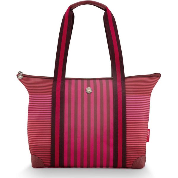 Pip Studio Borsa Da Viaggio Borsa A Tracolla Tilda Tote Bag Stripe Pink Rosa-image