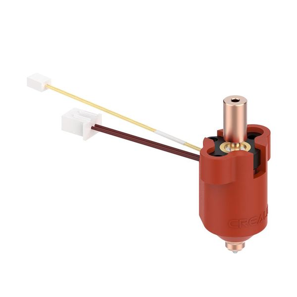 Creality K1 Max Ceramic Heating Block Kit Con Potenza Di Riscaldamento In Ceramica Da 60W Grande Conduttività Termica E Alimentazione Fluida Del Filamento Per La Stampa Ad Alta Velocità Di Pla/Abs/Petg/Tpu/Pp/Pc/Pl A-CF/PA-CF/PET-CF Adatto Alle Stampanti 3D K1 E K1 Max-image