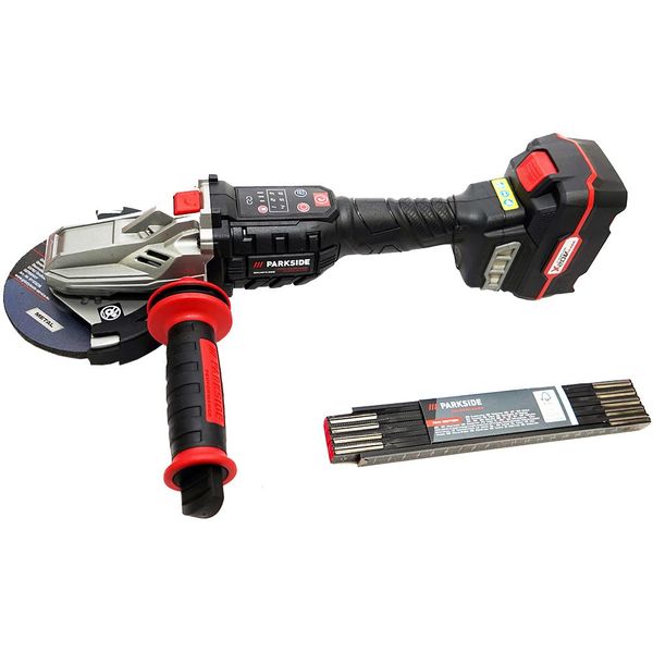 Parkside Performance® Smerigliatrice Angolare A Batteria Da 20 V Con Testa Piatta Ppwsfa 20-Li / Incl. Batteria (4 Ah) E Caricabatteria (4,5 A)-image