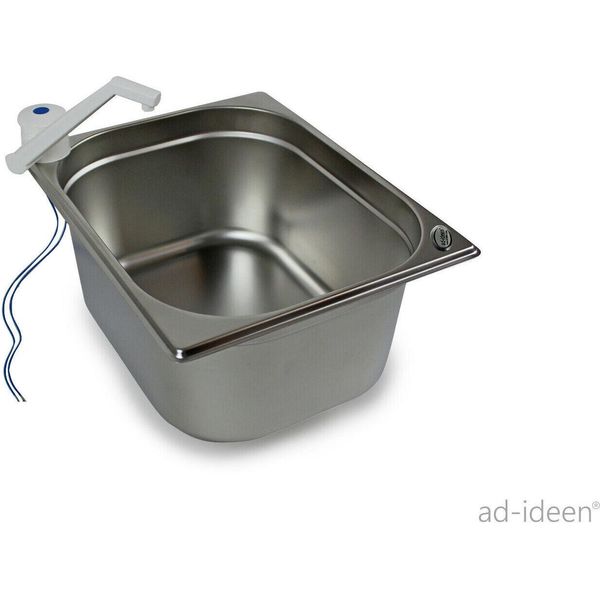 Lavello In Acciaio Inox Lavello Da Campeggio + Scarico 325X265X150 Rubinetto T3 T4 T5 T6-image