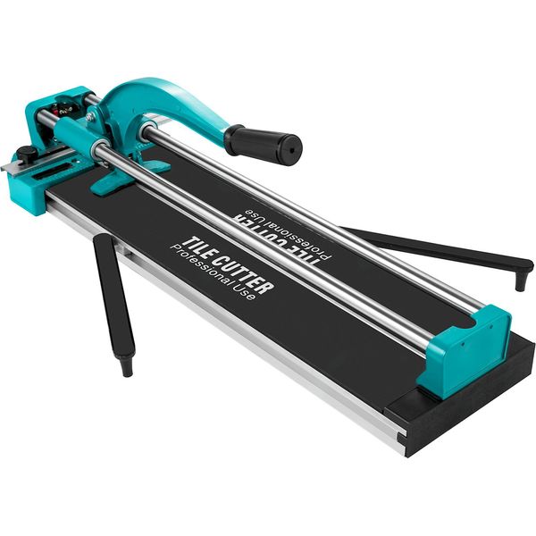 Succebuy Tagliapiastrelle Manuale Da 24 Pollici A Doppia Guida E Staffe Con Guida Laser Di Precisione, Capacità Di Taglio Di 3/5, Utensili Tagliapiastrelle Per Tagli Di Precisione-image