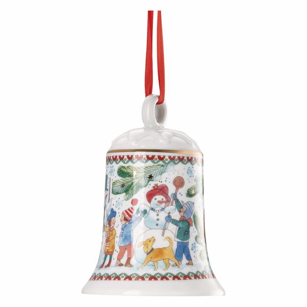 Giochi Di Natale, Campana In Porcellana 12 Cm, Hutschenreuther 2025-image