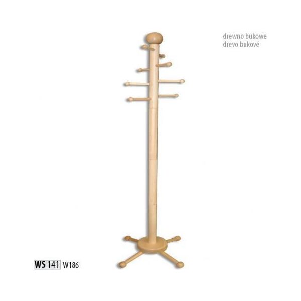 Appendiabiti Appendiabiti In Legno Appendiabiti Di Design Con 8 Ganci-image