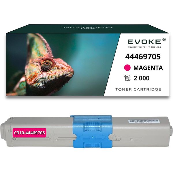 Toner Per Oki 44-310M 44469705 Rosso (Magenta) | Ricambio Per C310 C330 C510 MC351 MC352 MC361 MC362 MC562-image