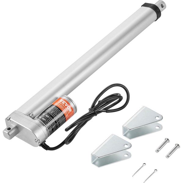 1000N Attuatore Lineare Dc 12V Attuatore Lineare IP54 Motore Lineare Elettrico Lunghezza Corsa 300 Mm Livello Di Rumore ≤50Db Apriporta Elettrico 14Mm/S Velocità Di Traslazione Tecnologia Lineare Attuatore Regolabile-image