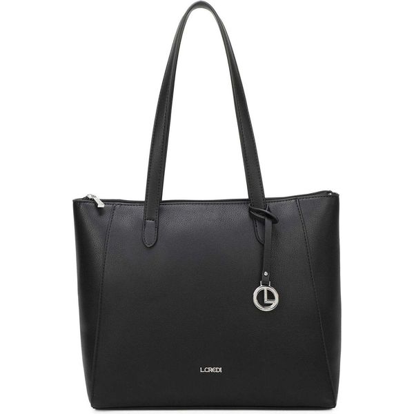 L.Credi Borsa Shopper Borsa A Tracolla Polly Shopper Black Nero-image