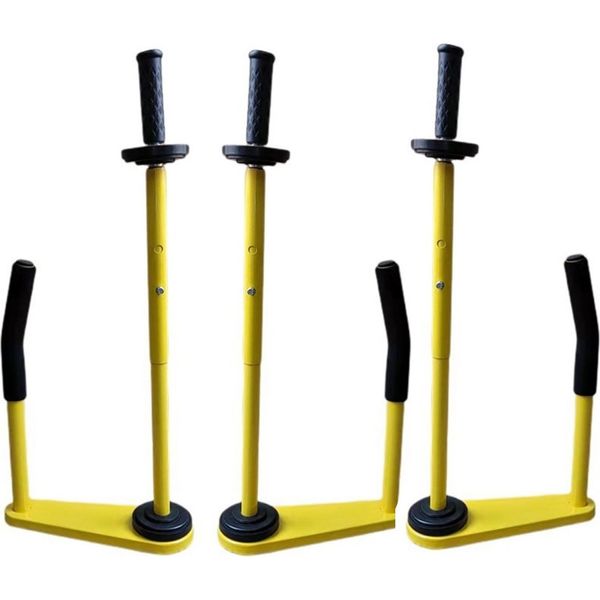 Set Di 3 - Dispenser Per Film Estensibile Per Imballaggi - Dispenser Professionale Ergonomico Per Film Estensibile, Adatto A Film Di 30-50 Cm Di Larghezza, Robusto E Durevole - Dispenser Per Imballaggi Di Pallet, Traslochi-image