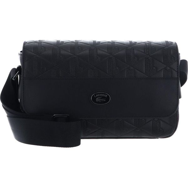Lacoste Borsa A Tracolla Nomogramme Flap Crossover Bag Noir Nero-image