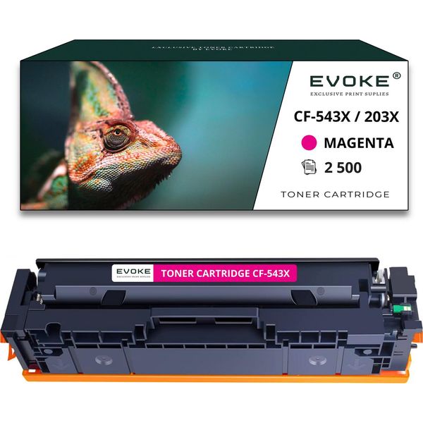 Toner Per Hp / Canon CF543X / CRG054M-CF543X/CRG054M CF543X / CRG054M Rosso (Magenta) | Sostituzione Per Color Laserjet Pro M254Nw M280Nw M281Fw-image