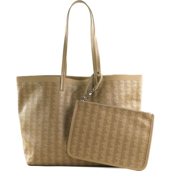 Lacoste Borsa A Tracolla Borsa Shopper Zel Shopping Bag Mono Viennois Chipmunk Marrone Chiaro-image