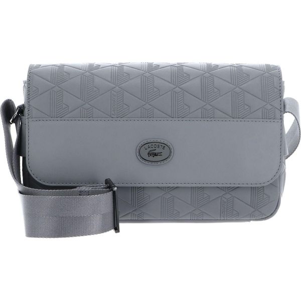 Lacoste Borsa A Tracolla Nomogramme Flap Crossover Bag Monument Grigio-image