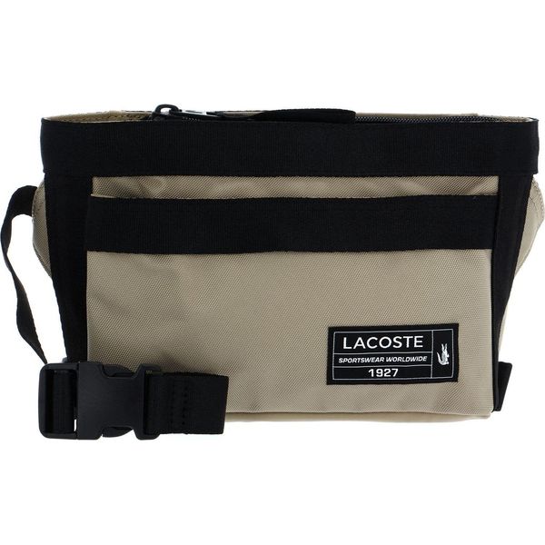 Lacoste Borsa A Tracolla Outdoor Croc Reporter Bag Viennois Noir Beige-image