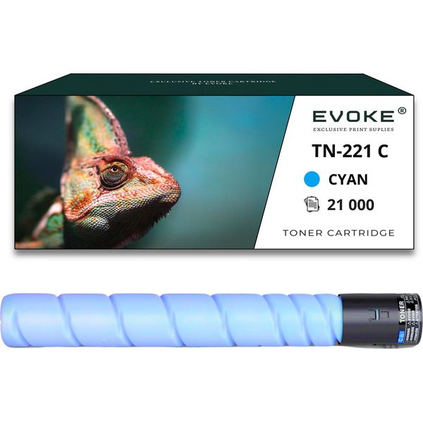 Toner Per Konica Minolta TN221C-TN221C TN221C Blu (Ciano) | Sostituzione Per C227 C287-image