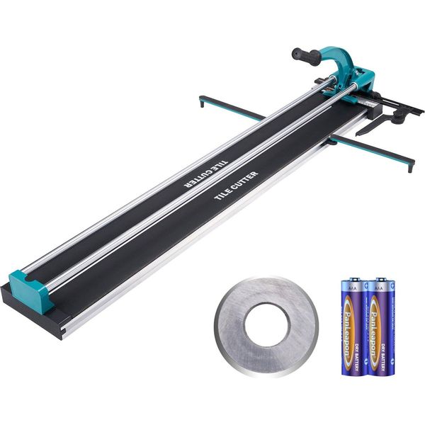 Taglierina Professionale Per Piastrelle A Doppia Guida Lunghezza Di Taglio Di 1200 Mm Spessore Di Taglio 4-15 Mm Larghezza Minima Di Taglio 25 Mm Taglierina Per Piastrelle Inclusa-image