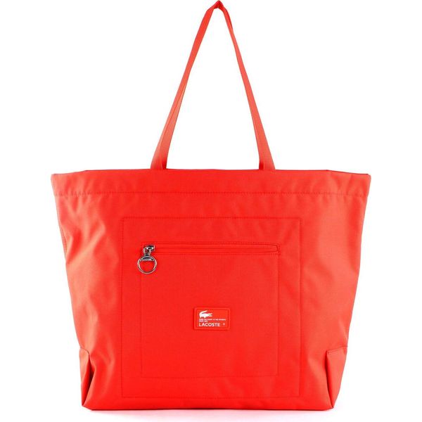 Lacoste Borsa A Tracolla Borsa Shopper Shopping Bag Pasteque Rosso Chiaro-image