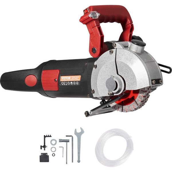 Fresa A Muro Fresa A Scanalatura 4800W Fresa A Muro 6500 Giri/Min Fresa A Muro Fresa A Scanalatura Con Profondità 34 Mm Larghezza 42 Mm Macchina Elettrica Per Dadi-image