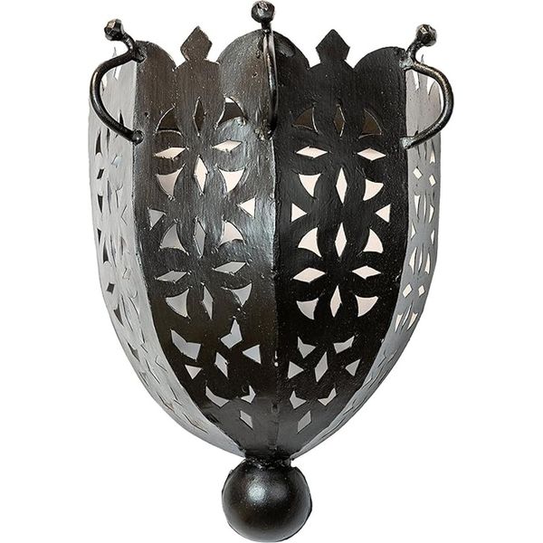 Lampada Da Parete Marocchina Nawal 26Cm | Realizzata A Mano In Stile Vintage Boho-image