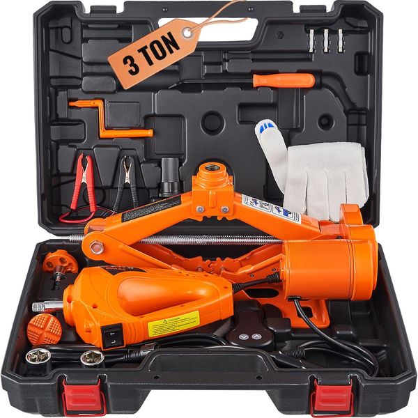 Cric Auto Cric A Forbice Piattaforma Di Sollevamento Auto/Suv/Mpv 3T Manovella 170-420 Mm-image