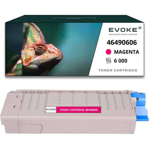 Toner Per Oki 46-C532M 46490606 Rosso (Magenta) | Sostituzione Per C 532 Dn C 542 Dn Mc 563 Dn Mc 573 Dn-image