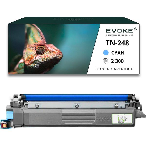 Toner Compatibile Per Brother TN248 Blu Ciano | 2300 Pagine| TN-248-image
