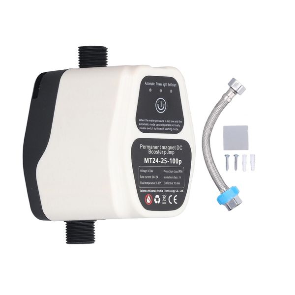 Pompa Di Rilancio, 100 W, 24 V, 25 L, Completamente Automatica, Sensori Intelligenti, Silenziosa, Pompa Di Rilancio Dell'acqua-image