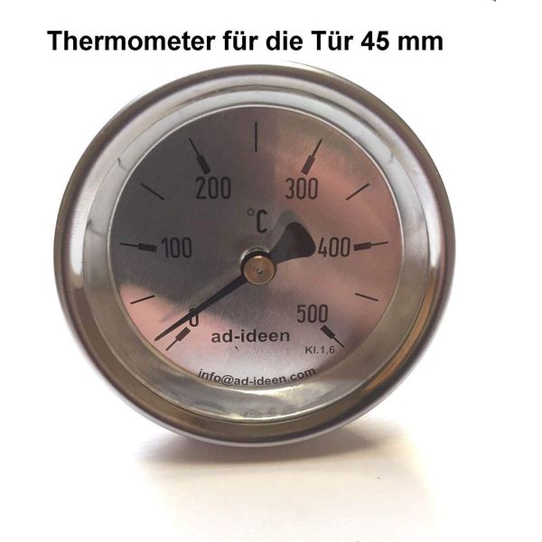 0 - 500°C Termometro Termometro Da Forno Termometro Da Forno Termometro Da Griglia 45 Mm-image