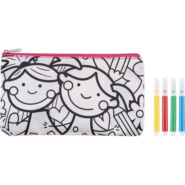 Midocean - Astuccio Portamatite "Kiddo"" - Poliestere MO567 (Taglia Unica) (Rosa Baby)"-image