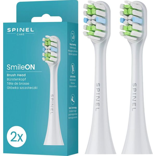 Spinel Care Smileon White Accessori Per Spazzolini 2 Pezzi-image