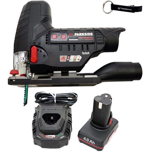 Parkside Performance® Seghetto Alternativo A Batteria 12 V / Seghetto Alternativo Ppstka 12-Li Incl. Batteria (4 Ah) E Caricabatteria (2,4 A)-image