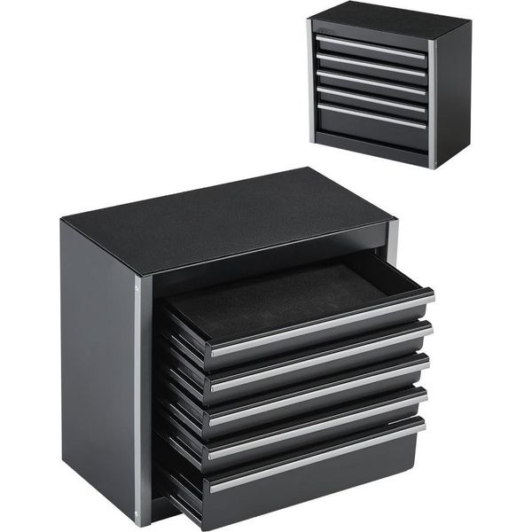 Cassetta Portautensili Cassetta Portautensili A 5 Cassetti - Valigetta Portautensili 218X118X205Mm - Spazio Per Attrezzi Manuali-image