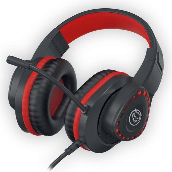Qware Gaming Headset Tulsa - Cuffie Cablate Compatibili Con Xbox, PS5/PS4 E Nintendo Switch Rosso-image
