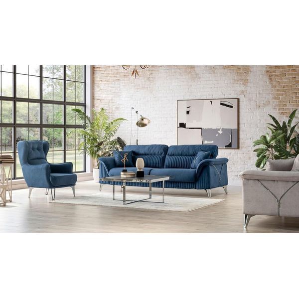 Accogliente Set Di Divani 3+1 Design Elegante Per Il Massimo Comfort E Relax-image
