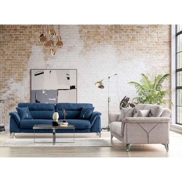 Set Di Divani Design Elegante Set Relax Set Salotto Set Tappezzeria Accogliente 3+3-image