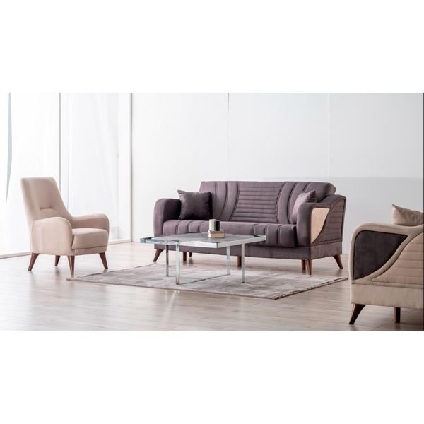 Elegante Set Di Divani 3+1 Posti Design Elegante Per Il Massimo Comfort Abitativo-image