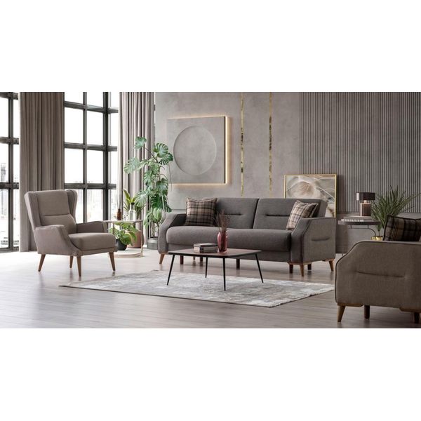 Comodo Set Di Divani 3+1 Posti Design Elegante Per Una Vita Rilassata-image