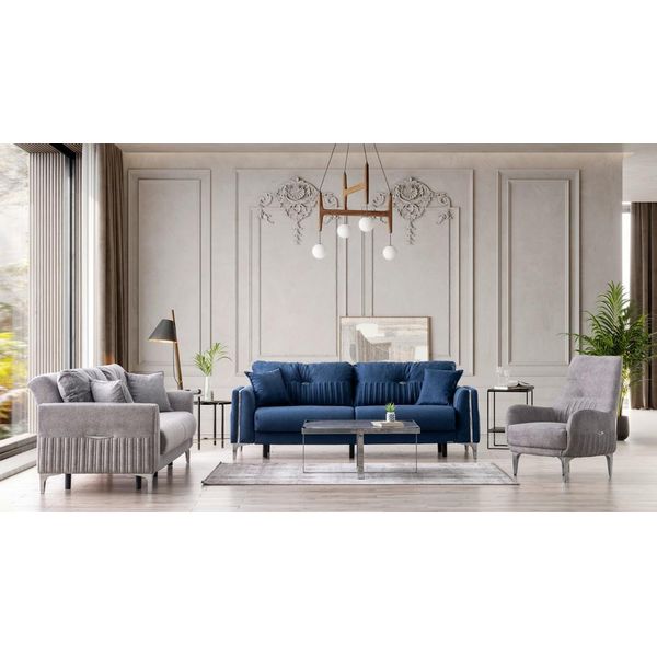 Comodo Set Di Divani 3+3+1 Design Elegante Per Un Comfort Abitativo Di Classe-image