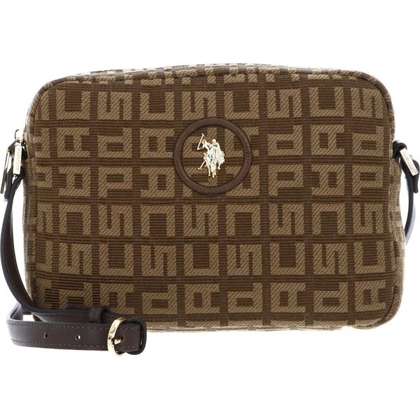 U.S. Polo Assn. Borsa A Tracolla Jacquard Crossbody Bag Brown Marrone-image